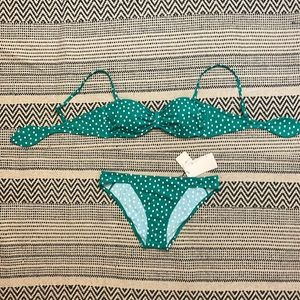 Uniqlo Two-piece Polka dot bikini set